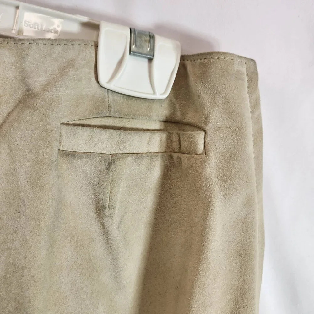 Danier Matching 2-Piece Suede Jacket & Crop Pants Size  12 - Picture 10 of 16